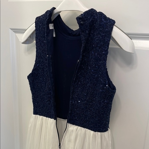 Girls Sequin Pleated Gown Party Dress Wedding 14 - Picture 9 of 16